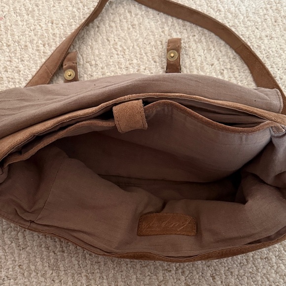 Free People Brown Suede Shoulder Bag - Picture 4 of 5